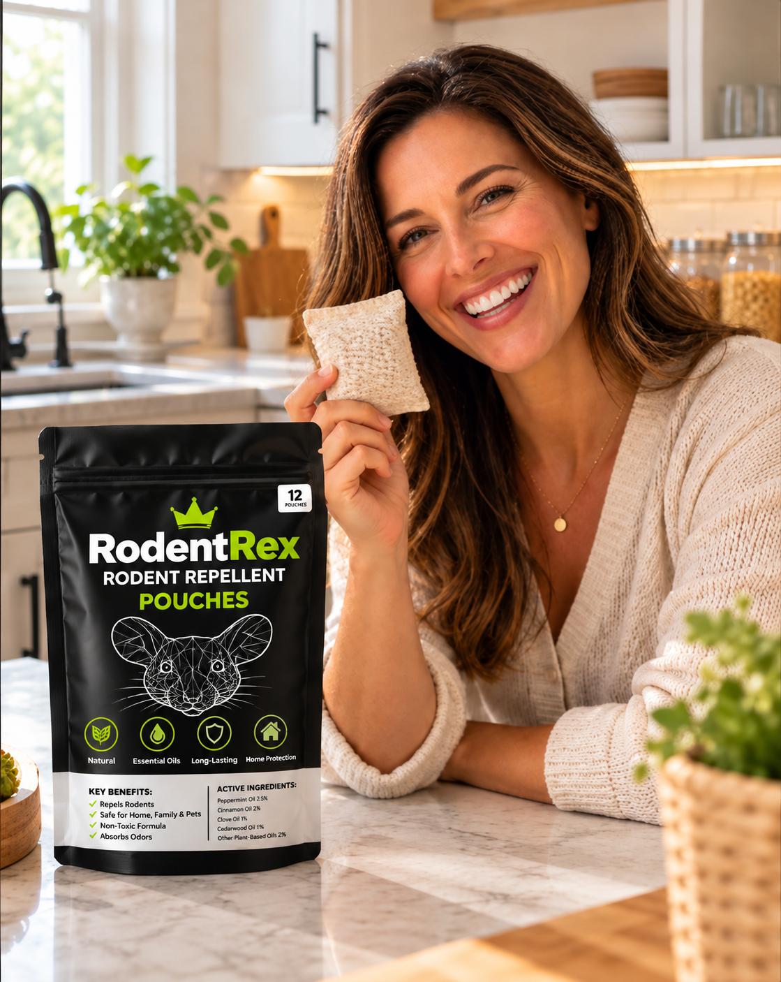 RodentRex Natural Repellent Pouches